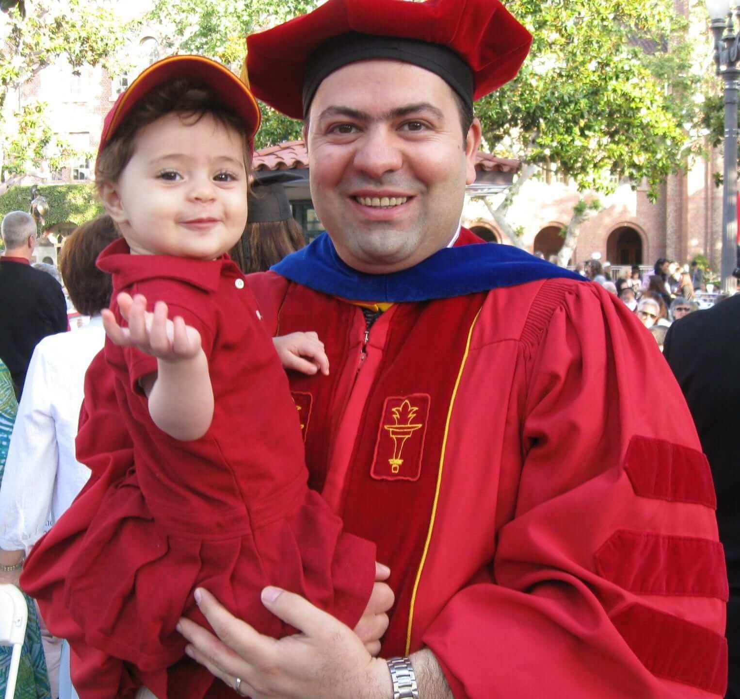 A photo of Firooz Aflatouni, PhD graduate in 2011. 